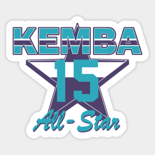 Kemba All-Star Purple/Teal Sticker